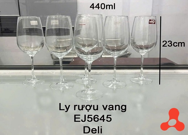 BỘ 6 LY UỐNG RƯỢU VANG DELI EJ5645