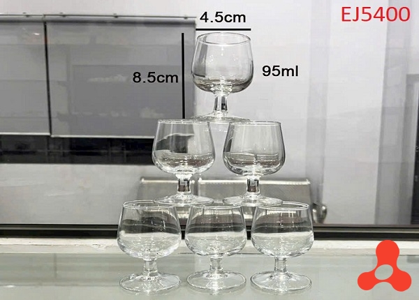 BỘ 6 LY UỐNG RƯỢU VANG NHỎ DELI EJ5400