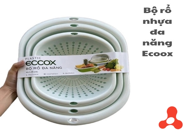 BỘ 6 THAU RỔ ĐA NĂNG BẦU DỤC ECOOX