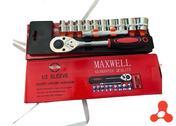 BỘ CỜ LÊ SỮA CHỮA 12 MÓN MAXWELL CAO CẤP