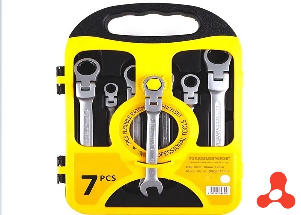 BỘ CỜ LÊ VÒNG MIỆNG XOAY TỰ ĐỘNG 2 CHIỀU 7 CHI TIẾT