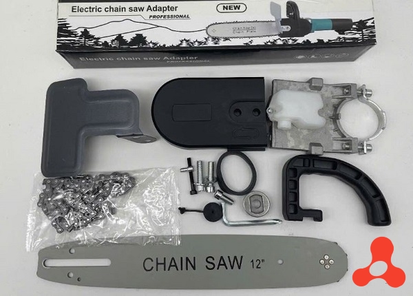 BỘ CƯA XÍCH GẮN MÁY MÀI CHAIN SAW 12 INCH