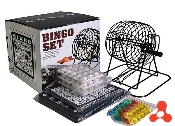 BỘ ĐỒ CHƠI LỒNG QUAY LÔ TÔ BINGO LỒNG SẮT