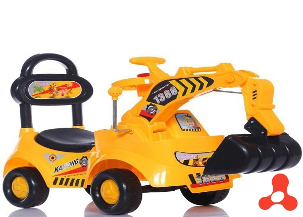 ĐỒ CHƠI XE CẨU CHÒI CHÂN CÓ NHẠC CHO BÉ