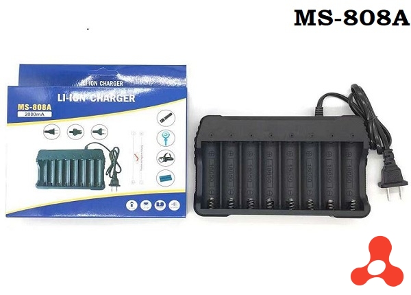 BỘ SẠC PIN ĐA NĂNG 3V7 LOẠI TỐT MS- 808A