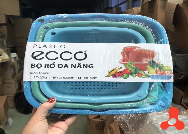 BỘ THAU RỔ ECOCO 6 MÓN