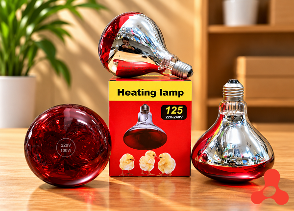 BÓNG ĐÈN HỒNG NGOẠI SƯỞI GÀ 100w ĐUI E27 CÓ HỘP (T50)