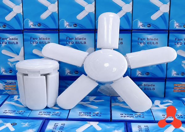 BÓNG ĐÈN LED CÁNH QUẠT GẤP GỌN 5 CÁNH