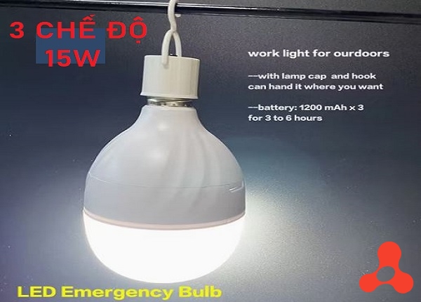 BÓNG ĐÈN TÍCH ĐIỆN BULB 15W CÓ MÓC TREO
