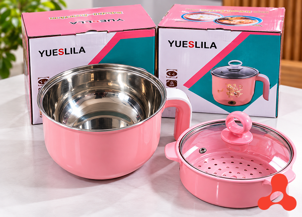CA NẤU MÌ 18cm YUESLILA KIÊM LỒNG HẤP NHỰA (T32)