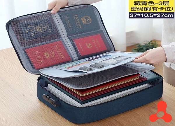 CẶP ĐỰNG HỒ SƠ TÀI LIỆU NHIỀU NGĂN CÓ KHÓA