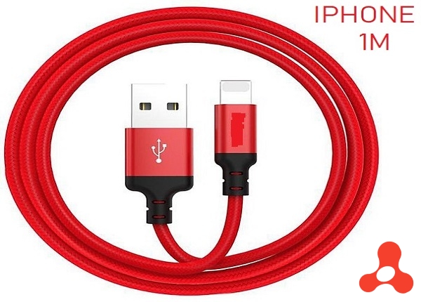 CÁP SẠC IPHONE MICRO BỌC DÙ DÀI 1M