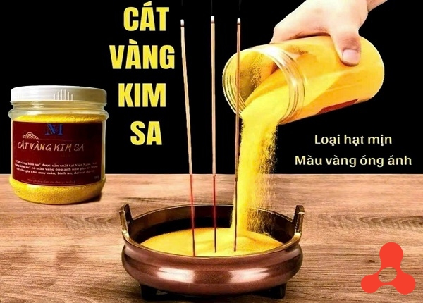 CÁT VÀNG KIM SA LOẠI MỊN 1KG