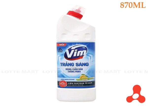 CHAI TẨY VỆ SINH BỒN CẦU VIM TRẮNG 870ML