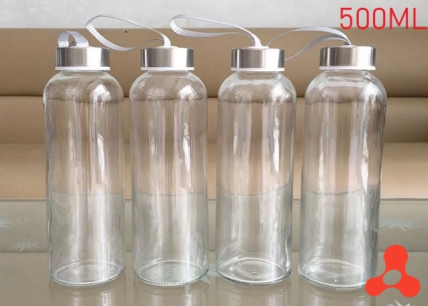 CHAI THỦY TINH CÓ DÂY XÁCH 500ML (T80)