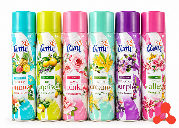 CHAI XỊT PHÒNG AMI SURPRISED 280ML (T24)
