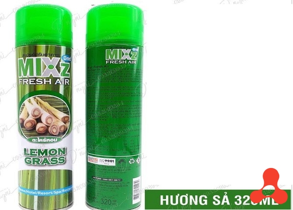 CHAI XỊT PHÒNG MIXZ FRESH AIRF HƯƠNG CHANH SẢ THÁI LAN