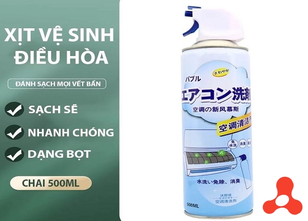 CHAI XỊT VỆ SINH ĐIỀU HÒA MÁY LẠNH 500ML