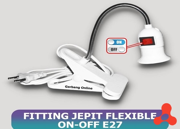 CHÂN ĐÈN KẸP BÀN 2 TRONG 1 ĐUI E27 CÓ CÔNG TẮC