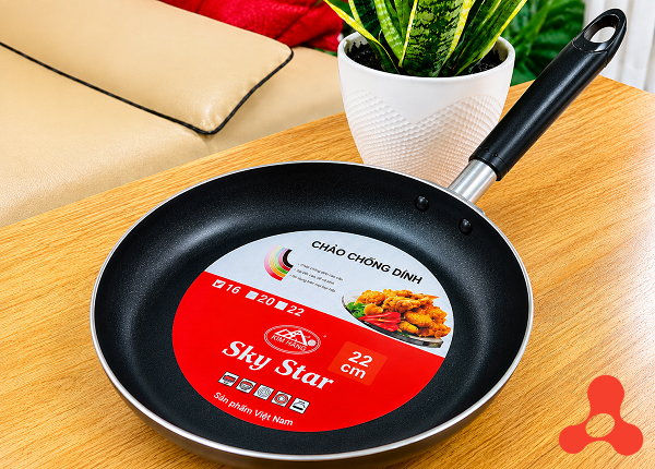 CHẢO CHỐNG DÍNH SKY STAR 22cm