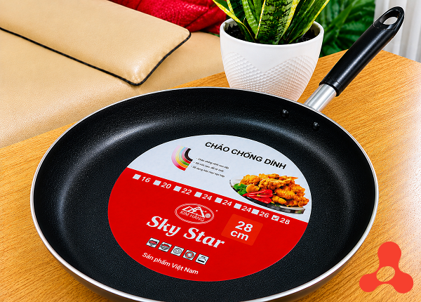 CHẢO CHỐNG DÍNH SKY STAR 28cm