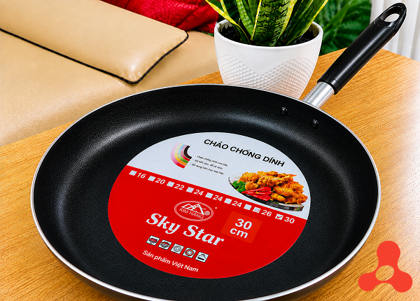 CHẢO CHỐNG DÍNH SKY STAR 30cm