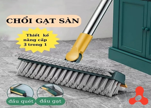 CHỔI CHÀ SÀN GẠT NƯỚC 3 TRONG 1 ĐA NĂNG