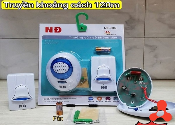 CHUÔNG CỬA THÔNG MINH MÃ NĐ 3808