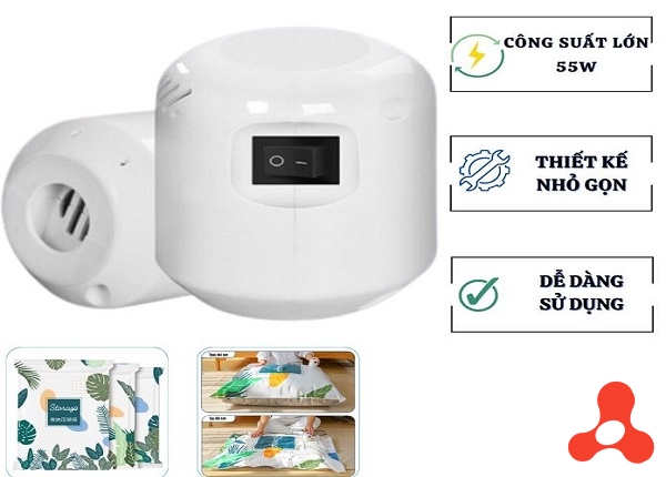 COMBO MÁY HÚT CHÂN KHÔNG KÈM 6 TÚI ĐỰNG