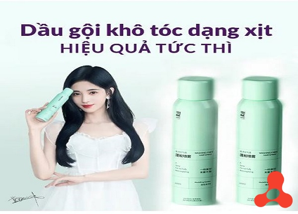 DẦU GỘI KHÔ TÓC MÀU XANH