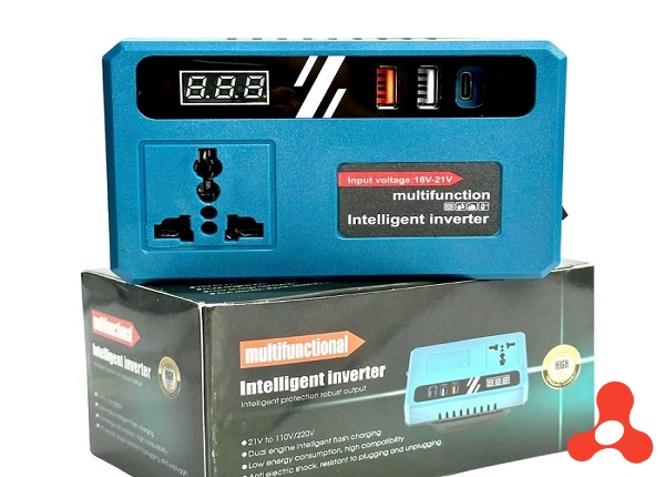 ĐẾ CHUYỂN PIN MÁY KHOAN 21V SANG 220V KIÊM SẠC NHANH