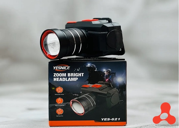 ĐÈN ĐỘI ĐẦU SIÊU SÁNG YESNICE YES 621 ZOOM XA GẦN