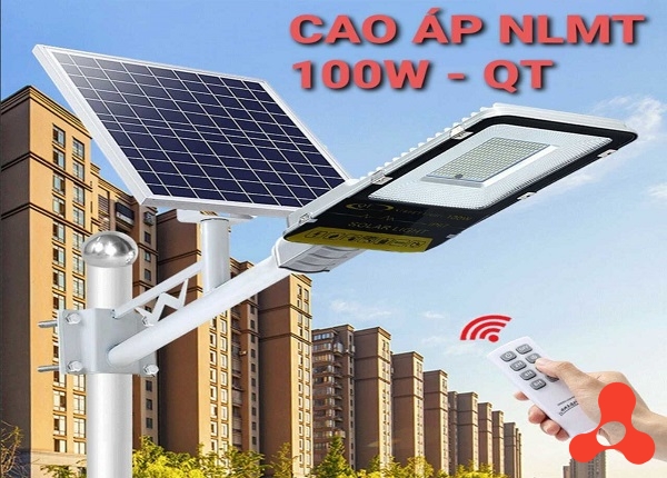 ĐÈN ĐƯỜNG NĂNG LƯỢNG MẶT TRỜI 2 MẮT 100W