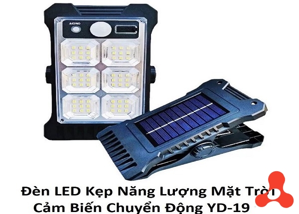 ĐÈN LED KẸP NĂNG LƯỢNG MẶT TRỜI CẢM BIẾN CHUYỂN ĐỘNG YD-19