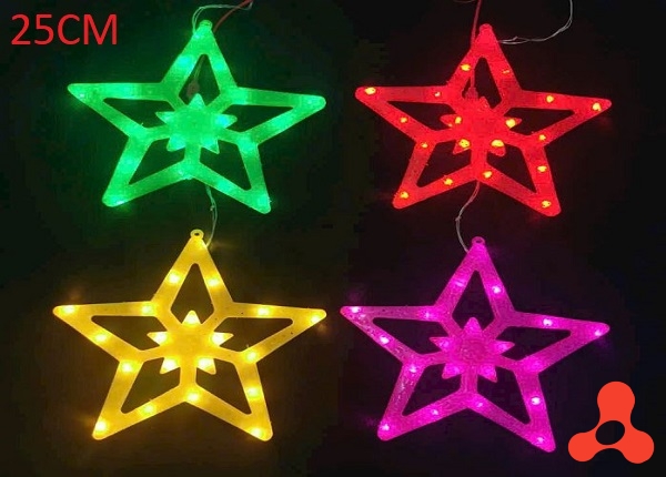 ĐÈN LED NGÔI SAO 5 CÁNH 25CM TRANG TRÍ
