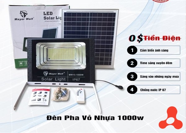 ĐÈN NĂNG LƯỢNG MẶT TRỜI 1000W