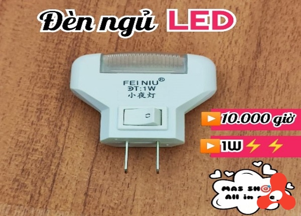 ĐÈN NGỦ LED 1W