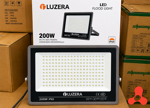 ĐÈN PHA LED LUZERA 200W IP65 (T20)
