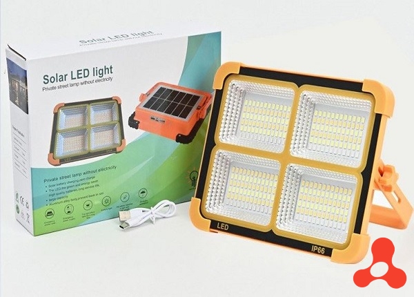 ĐÈN PHA NĂNG LƯỢNG MẶT TRỜI 100W 5 CHẾ ĐỘ