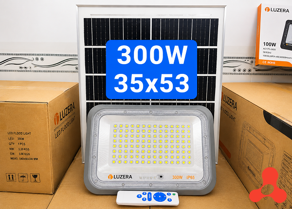ĐÈN PHA NĂNG LƯỢNG MẶT TRỜI LUZERA 300W – LZ-SOLRA-SL300W (T10)