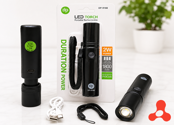 ĐÈN PIN CẦM TAY MINI DP 9188 (T200)