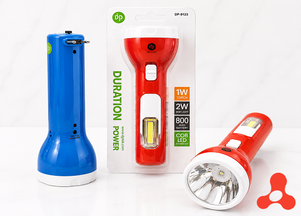 ĐÈN PIN CẦM TAY SIÊU SÁNG 2in1 DP 9123 (T100)