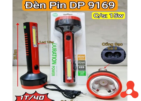 ĐÈN PIN CẦM TAY SIÊU SÁNG DP 9169