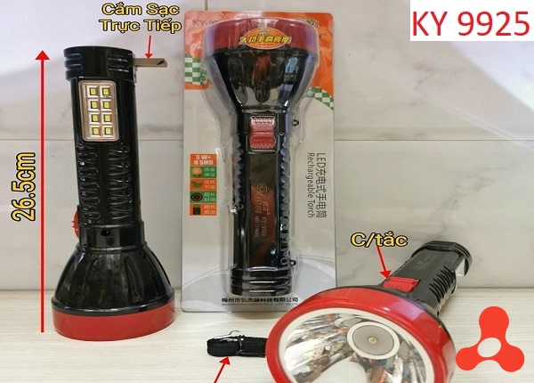 ĐÈN PIN CẦM TAY SIÊU SÁNG KY 9925