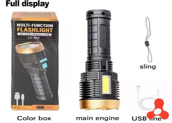 ĐÈN PIN LED CẦM TAY ZOOM XA GẦN LG 882