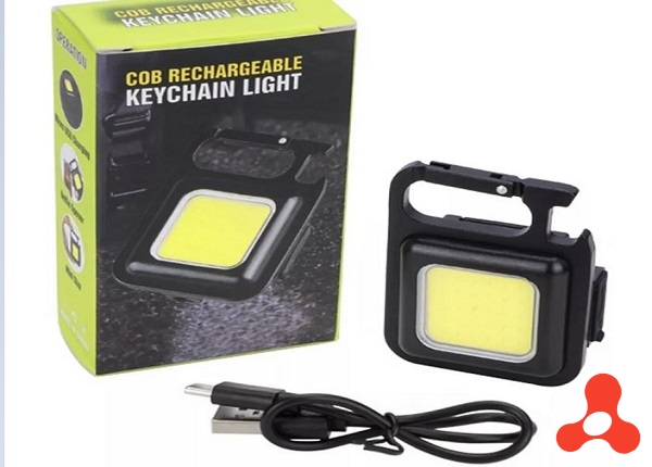 ĐÈN PIN LED MINI SIÊU SÁNG KIÊM MÓC KHÓA