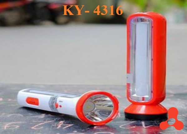 ĐÈN PIN SẠC 2 CHẾ ĐỘ SIÊU SÁNG KY- 4316