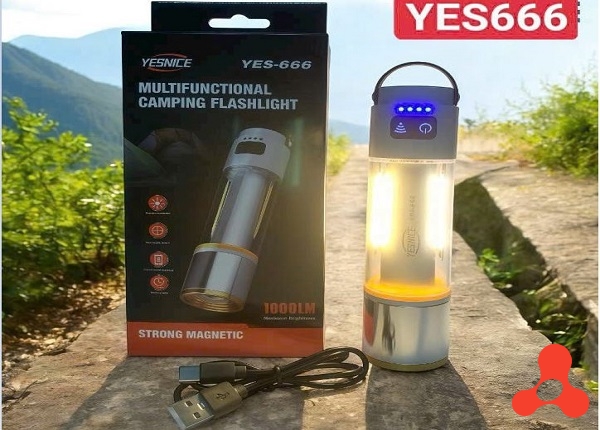 ĐÈN PIN SIÊU SÁNG 6 CHẾ ĐỘ YES666