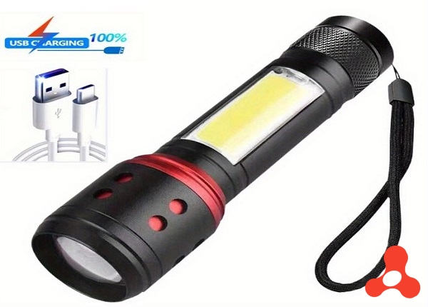 ĐÈN PIN SIÊU SÁNG CAO CẤP 2in1 FULL BOX