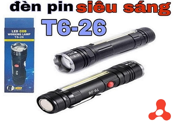 ĐÈN PIN SIÊU SÁNG T6-26